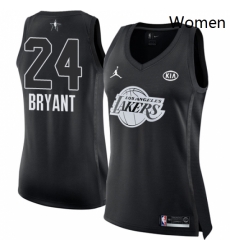 Womens Nike Los Angeles Lakers 24 Kobe Bryant Swingman Black 2018 All Star Game NBA Jersey Womens Nike Los Angeles Lakers 24 Kobe Bryant Swingman Black 2018 All Star Game NBA Jersey