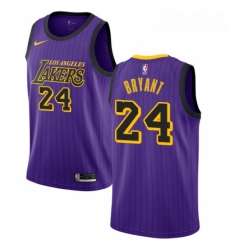 Womens Nike Los Angeles Lakers 24 Kobe Bryant Swingman Purple NBA Jersey City Edition Womens Nike Los Angeles Lakers 24 Kobe Bryant Swingman Purple NBA Jersey City Edition