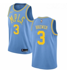 Womens Nike Los Angeles Lakers 3 Corey Brewer Authentic Blue Hardwood Classics NBA Jersey Womens Nike Los Angeles Lakers 3 Corey Brewer Authentic Blue Hardwood Classics NBA Jersey