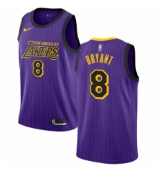 Womens Nike Los Angeles Lakers 8 Kobe Bryant Swingman Purple NBA Jersey City Edition Womens Nike Los Angeles Lakers 8 Kobe Bryant Swingman Purple NBA Jersey City Edition