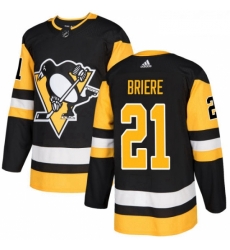 Youth Adidas Pittsburgh Penguins 21 Michel Briere Authentic Black Home NHL Jersey Youth Adidas Pittsburgh Penguins 21 Michel Briere Authentic Black Home NHL Jersey