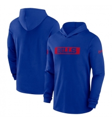 Men Buffalo Bills Royal Sideline Performance Hoodie Men Buffalo Bills Royal Sideline Performance Hoodie