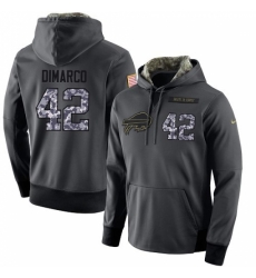 NFL Mens Nike Buffalo Bills 42 Patrick DiMarco Stitched Black Anthracite Salute to Service Player Performance Hoodie NFL Mens Nike Buffalo Bills 42 Patrick DiMarco Stitched Black Anthracite Salute to Service Player Performance Hoodie
