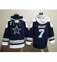 NFL Men Dallas Cowboys 7 Trevon Diggs Stitched Hoodie II NFL Men Dallas Cowboys 7 Trevon Diggs Stitched Hoodie II