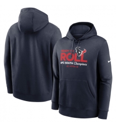 Men Houston Texans Navy 2024 AFC South Champions Locker Room Trophy Collection Pullover Hoodie Men Houston Texans Navy 2024 AFC South Champions Locker Room Trophy Collection Pullover Hoodie