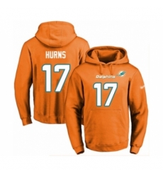 Football Mens Miami Dolphins 17 Allen Hurns Orange Name Number Pullover Hoodie Football Mens Miami Dolphins 17 Allen Hurns Orange Name Number Pullover Hoodie