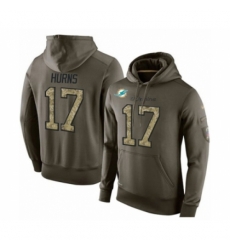 Football Miami Dolphins 17 Allen Hurns Green Salute To Service Mens Pullover Hoodie Football Miami Dolphins 17 Allen Hurns Green Salute To Service Mens Pullover Hoodie