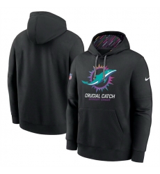 Men Miami Dolphins Black 2024 Crucial Catch Club Pullover Hoodie Men Miami Dolphins Black 2024 Crucial Catch Club Pullover Hoodie