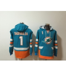 Men Nike Miami Dolphins Tua Tagovailoa 1 NFL Winter Thick Hoodie Men Nike Miami Dolphins Tua Tagovailoa 1 NFL Winter Thick Hoodie