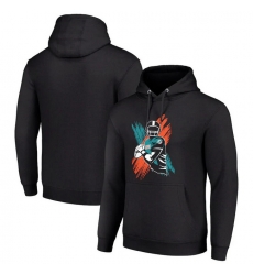 Men Starter Black Miami Dolphins Player X Fleece Pullover Hoodie Men Starter Black Miami Dolphins Player X Fleece Pullover Hoodie