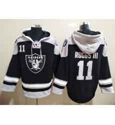 Los Angeles Raiders Sitched Pullover Hoodie #11 #11 Henry Ruggs Los Angeles Raiders Sitched Pullover Hoodie #11 #11 Henry Ruggs