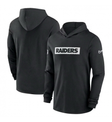 Men Las Vegas Raiders Black Sideline Performance Hoodie Men Las Vegas Raiders Black Sideline Performance Hoodie