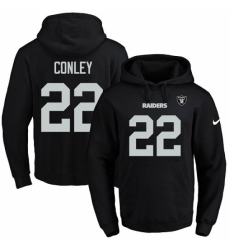 NFL Mens Nike Oakland Raiders 22 Gareon Conley Black Name Number Pullover Hoodie NFL Mens Nike Oakland Raiders 22 Gareon Conley Black Name Number Pullover Hoodie