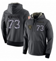 NFL Nike Oakland Raiders 73 Marshall Newhouse Stitched Black Anthracite Salute to Service Player Performance Hoodie NFL Nike Oakland Raiders 73 Marshall Newhouse Stitched Black Anthracite Salute to Service Player Performance Hoodie