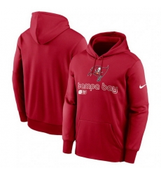 Men Nike Red Tampa Bay Buccaneers Performance Pullover Hoodie Men Nike Red Tampa Bay Buccaneers Performance Pullover Hoodie
