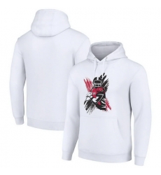 Men Starter White Arizona Cardinals Player X Fleece Pullover Hoodie Men Starter White Arizona Cardinals Player X Fleece Pullover Hoodie