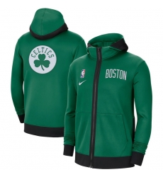 Men Nike Boston Celtics Kelly Green Authentic Showtime Performance Full Zip Hoodie Jacket Men Nike Boston Celtics Kelly Green Authentic Showtime Performance Full Zip Hoodie Jacket