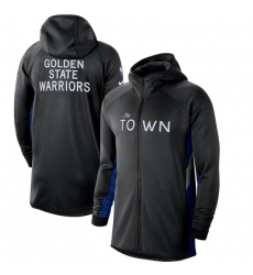 Men Nike Golden State Warriors BlackBlue 201920 Earned Edition Showtime Full Zip Performance Hoodie Men Nike Golden State Warriors BlackBlue 201920 Earned Edition Showtime Full Zip Performance Hoodie
