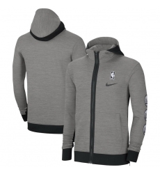 Men Nike Golden State Warriors Heathered Charcoal Authentic Showtime Performance Full Zip Hoodie Jacket Men Nike Golden State Warriors Heathered Charcoal Authentic Showtime Performance Full Zip Hoodie Jacket