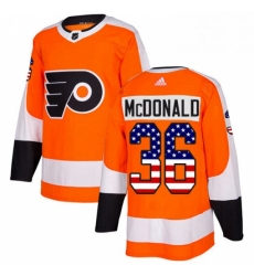 Youth Adidas Philadelphia Flyers 36 Colin McDonald Authentic Orange USA Flag Fashion NHL Jersey Youth Adidas Philadelphia Flyers 36 Colin McDonald Authentic Orange USA Flag Fashion NHL Jersey