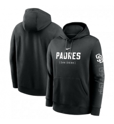 Mens Nike Black San Diego Padres Fashion Club Pullover Hoodie Mens Nike Black San Diego Padres Fashion Club Pullover Hoodie