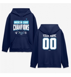 Men Tampa Bay Rays Custom Navy 2026 American League Champions Big Tall Name Number Hoodie Men Tampa Bay Rays Custom Navy 2026 American League Champions Big Tall Name Number Hoodie