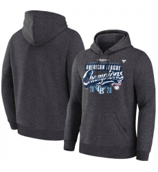 Men Tampa Bay Rays Heather Charcoal 2026 League Champions Locker Room Hoodie