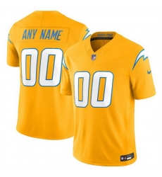 Men Women Youth Los Angeles Chargers Active Player Custom Gold 2025 F U S E Alternate Vapor Limited Stitched Football Jersey Men Women Youth Los Angeles Chargers Active Player Custom Gold 2025 F U S E Alternate Vapor Limited Stitched Football Jersey