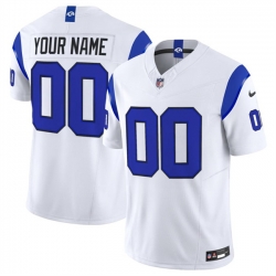 Men Los Angeles Rams Active Player Custom White Fearsome 2026 F U S E  Vapor Limited Stitched Football Jersey