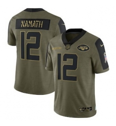 Men Women Youth Toddler New York Jets Custom 2021 Olive Salute To Service Limited Jersey Men Women Youth Toddler New York Jets Custom 2021 Olive Salute To Service Limited Jersey