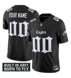Men Women Youth Philadelphia Eagles Active Player Custom Black 2025 F U S E 27Gothic Philly Edition 27 Vapor Limited Stitched Football Jersey Men Women Youth Philadelphia Eagles Active Player Custom Black 2025 F U S E 27Gothic Philly Edition 27 Vapor Limited Stitched Football Jersey