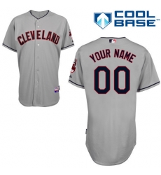 Men Women Youth All Size Cleveland Indians Custom Cool Base Jersey Grey 3 Men Women Youth All Size Cleveland Indians Custom Cool Base Jersey Grey 3