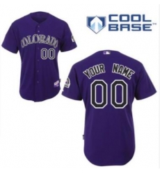 Men Women Youth All Size Colorado Rockies Majestic Purple Home Cool Base Custom Jersey I Men Women Youth All Size Colorado Rockies Majestic Purple Home Cool Base Custom Jersey I