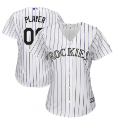Men Women Youth All Size Colorado Rockies Majestic White Home Cool Base Custom Jersey Men Women Youth All Size Colorado Rockies Majestic White Home Cool Base Custom Jersey
