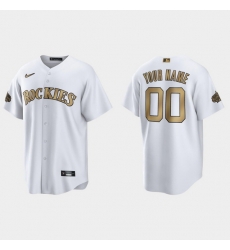 Men Women Youth Custom Colorado Rockies 2022 Mlb All Star Game White Replica Jersey Men Women Youth Custom Colorado Rockies 2022 Mlb All Star Game White Replica Jersey
