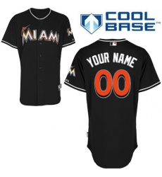 Men Women Youth All Size Miami Marlins Custom Cool Base Jersey Black 3 Men Women Youth All Size Miami Marlins Custom Cool Base Jersey Black 3