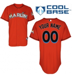 Men Women Youth All Size Miami Marlins Custom Cool Base Jersey Orange 3 Men Women Youth All Size Miami Marlins Custom Cool Base Jersey Orange 3