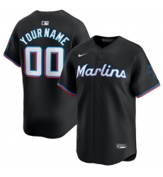 Men Women youth Miami Marlins Active Player Custom Black 2024 Alternate Limited Stitched Baseball Jersey Men Women youth Miami Marlins Active Player Custom Black 2024 Alternate Limited Stitched Baseball Jersey