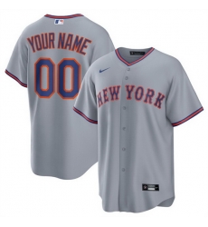 Men Women Youth New York Mets Active Player Custom Grey 2025 Limited Stitched Baseball Jersey Men Women Youth New York Mets Active Player Custom Grey 2025 Limited Stitched Baseball Jersey