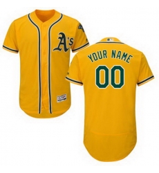 Men Women Youth All Size Oakland Athletics Majestic Alternate Gold Flex Base Authentic Collection Custom Jersey Men Women Youth All Size Oakland Athletics Majestic Alternate Gold Flex Base Authentic Collection Custom Jersey