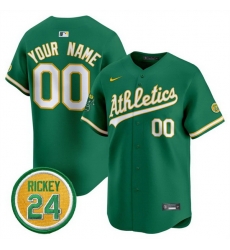 Men Women Youth Oakland Athletics Active Player Custom Green 2024 Limited With Rickey Henderson Patch Stitched Jersey Men Women Youth Oakland Athletics Active Player Custom Green 2024 Limited With Rickey Henderson Patch Stitched Jersey
