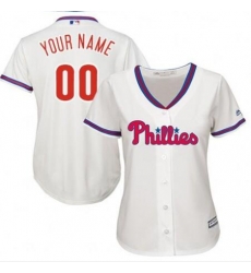 Men Women Youth All Size Philadelphia Phillies Cool Base Custom MLB Jersey White Men Women Youth All Size Philadelphia Phillies Cool Base Custom MLB Jersey White