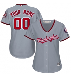 Men Women Youth All Size Washington Nationals Cool Base Custom Jersey Grey Men Women Youth All Size Washington Nationals Cool Base Custom Jersey Grey