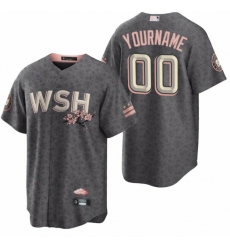 Men Women Youth Washington Nationals Active Player Custom 2022 Grey City Connect Cherry Blossom Cool Base Stitched jersey Men Women Youth Washington Nationals Active Player Custom 2022 Grey City Connect Cherry Blossom Cool Base Stitched jersey