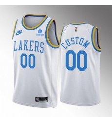 Men Los Angeles Lakers Customized 2022 23 White Classic Edition Stitched Basketball Jersey Men Los Angeles Lakers Customized 2022 23 White Classic Edition Stitched Basketball Jersey