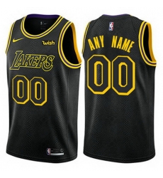 Men Women Youth Toddler All Size Nike Los Angeles Lakers Customized Swingman Black NBA City Edition Jersey Men Women Youth Toddler All Size Nike Los Angeles Lakers Customized Swingman Black NBA City Edition Jersey