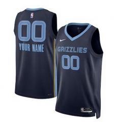 Men Women Youth Toddler MEMPHIS GRIZZLIES Custom Nike NBA Stitched Jersey Navy