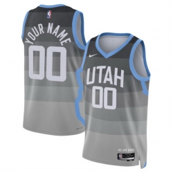 Utah Jazz Nike Unisex 2025 2026 City Edition Swingman Custom Jersey Gray