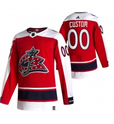 Columbus Blue Jackets Custom Red Men Women youth Adidas 2020 21 Alternate Authentic Player NHL Jersey Columbus Blue Jackets Custom Red Men Women youth Adidas 2020 21 Alternate Authentic Player NHL Jersey