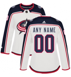 Men Women Youth Toddler White Jersey - Customized Adidas Columbus Blue Jackets Away II Men Women Youth Toddler White Jersey - Customized Adidas Columbus Blue Jackets Away II